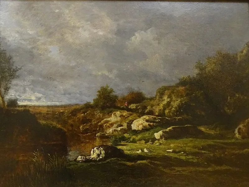 1809-Louis Hector François Allemand - Frignon Pond, a Creys